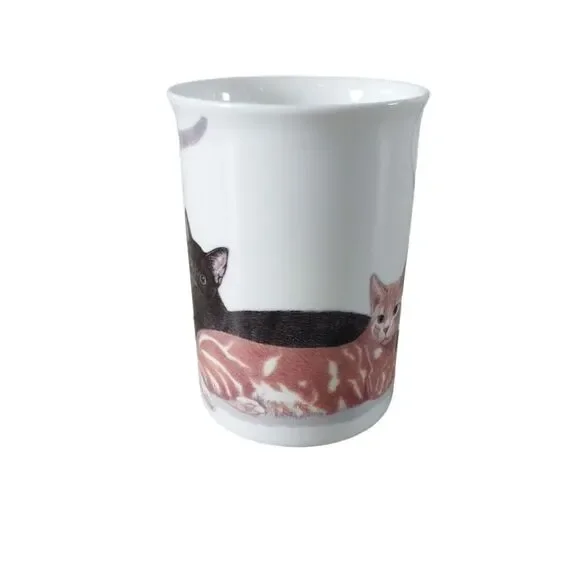 Roy Kirkham cat coffee cup mug - Picture 6 of 6